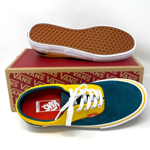 💖MEGA SALE💖VANS Era Pro Prime Atlantic Shoes Women’s Gold Suede VN0A347L0V1 - Picture 2 of 10